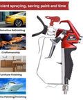 Heavy Duty Airless Paint Spray Gun With 517 Tip And 4000 Psi gives you a smooth as butter finish for various projects.