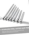 304 Stainless Steel Roll Pin Set 220 Piece Cotter Pin Assortment Kit For Cars Trucks And Small Engines Lower Parts Hardware DIY Friendly Ride Ready Easy Install Durable Automotive Hairpins And Springs, silver cotter pins