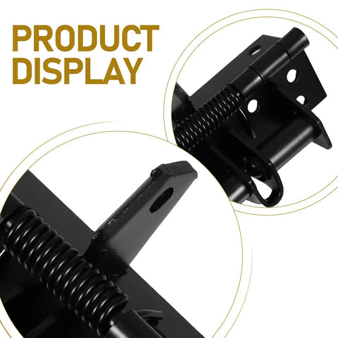 Hidden Self Closing Door Hinges With Adjustable Tension And 90 Degree Rotation Zinc Alloy Spring Hinges detail view