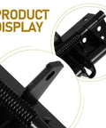 Invisible Self-Closing Door Hinges With Adjustable Spring Tension And 90 Degree Rotation, Zinc Alloy Construction Display