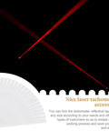 Pro Grade Twenty Pack Reflective Tachometer Tape Strips for Optical Laser Tachometers with red laser line detail