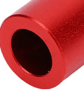 Close-up of aluminum alloy piece from Three Quarter Inch Bench Dog Positioning Clamp Tool Set With Two Bases, non-slip detail visible.
