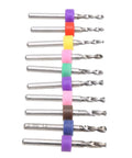 10 Piece Cemented Carbide Mini Drill Bit Set For CNC PCBs 2.1 To 3 mm Straight Shank Precision Micro Drills For Circuit Boards And Electronics Projects