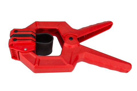 Premium 18 Pack Band Clamps For Edge Clamping Plywood Lamination Cabinet Shelving steel band clamp in red plastic for woodworking.