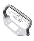 Longboard Carrying Handle Replacement For Electric Boards, Tough As Nails Stainless Steel Build, size dimensions labeled