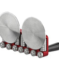 Pro Grade 2 Station Metal Bender Disc FS2DL Heavy Duty Straight Bend Tool for 5/16 to 1 3/4 inch runs, metal discs front view