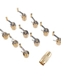 Brass Watch Winder Tool Set For 7750 2892 2836 Movements DIY Horology Gear With Precise Tension Control 10 cranks and handle