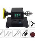 Knockout Mini Bench Grinder With A Legit 300 Watt Copper Motor, digital display, tools and attachments included.