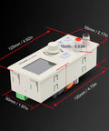 CNC Regulated Power Supply 480W 70V In 60V Out for LED Lab Use with dimensions and ports visible