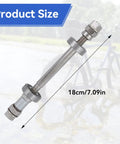 Must Have Front And Rear Bicycle Axle Set With Quick Release Levers For Mountain And Road Bikes, shown with size 18cm/7.09in.