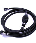 Gas Line Kit For Outboard Fuel Line With Hose And Primer Bulb, Eight Foot Long, Five Sixteenth Inch Inner Diameter, Eight Millimeter