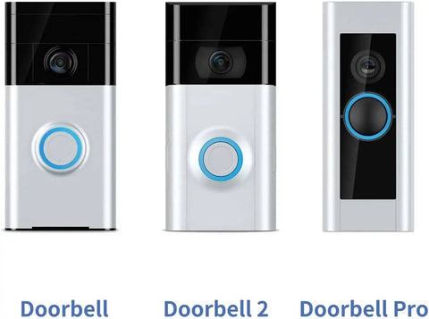 Heavy Duty Replacement Doorbell Screws Top Shelf Security Hardware Kit For Video Doorbells Built Tough display of three video doorbells