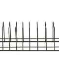 Super Sturdy Stainless Steel Pot Lid Organizer And Cutting Board Rack, 12.6x5.5x4.5in, holds kitchen lids and pans upright.
