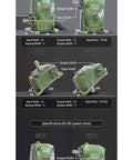 Diagram showcasing various angles of Heavy Duty Gearbox Worm Gear Reducer With Iron Shell And Time Delay For High Torque.