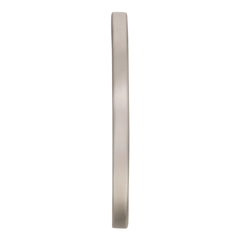 Side view of Satin Nickel Cabinet Pull Everyday Heritage, 3-3/4 Inch Center To Center, Contemporary Drawer Pull for cabinets.