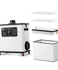 Top Shelf Pre Filter Cotton Sponge Replacement For Smoke Extractor And Fume Collector Keeps Your Soldering Rig Humming Smooth with smoke purifier and filter components.