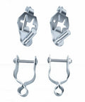 Heavy Duty T Post Gate Hinge For Farm Fences, Rustproof Steel Gate Hanger, Tool Free Installation Fits Standard Metal T Posts, Secure Gate Pin And Hinge For Outdoor Fence