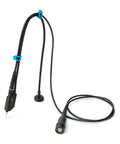 Handsfree Oscilloscope Probe SQ350 350MHz with detachable testhook, cables, and ground lead on white background