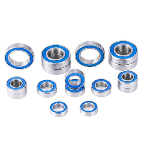 Flange Bearing Kit For 1/6 Scale RC Crawler SCX6 Wheel Hub And Axle Sealed Bearings, 16 Pieces, Metal Rubber