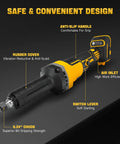 Cordless Die Grinder Made As A Heavy Hitter With No Strings Attached Plays Nicely With Dewalt 20V Packs 24000 RPM Brushless Motor for precision grinding.