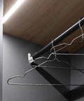 Beefy Heavy Duty Zinc Alloy Closet Rod End Support Bracket For Clothes Hanging Bar, Silver, Easy Installation in a closet