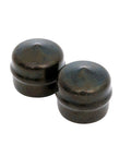 Front Wheel Bushing Kit for Lawn Mower Fits 9040 9040H 121748X 121749X 12000029 532009040 M123811 M123253 R27434 24H1398 Z9972H With 2 Hub Caps, 4 Bushings, 4 Thrust Washers, 2 Retainer Washers, and 2 E Clips, OE Quality Replacement black hub caps