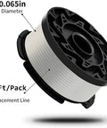 Close-up of 30ft spool from String Trimmer Line Kit For AF100 Pro Grade Compatible Trimmer Edger 6 Replacement Spools Cap And Spring