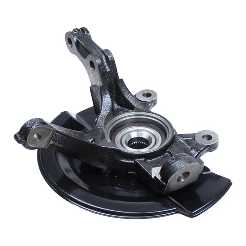 Front view of Front Left Steering Knuckle And Wheel Bearing Hub Assembly For Honda CRV 2007 2009 2.4L L4 Direct Fit Replacement Replaces Part Numbers 51216 SWA A00 45255 STK A00 44600 SJK J00 44600 STK A10