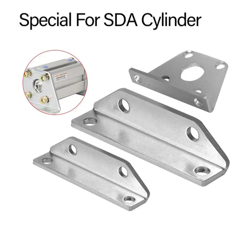 Heavy Duty Pneumatic Air Cylinder Mounting Foot And Compact LB Bracket Solid As A Rock For Industrial Automation With Fixed Base That Crushes It Every Single Shift