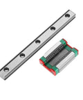 9mm Linear Rail Kit With Mini Bearing Steel Rail And Slide Block 95mm Length, ideal for CNC and 3D printing applications.