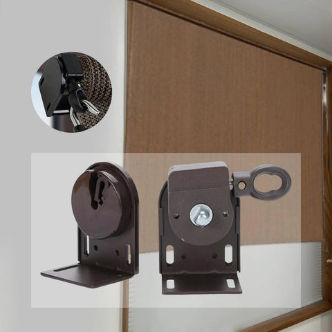 Heavy Duty Aluminum Alloy Universal Cordless Crank Mounting Bracket For Balcony, Pergola, And Gazebo Sunshades Replacement Kit