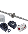 SFU4005 40mm Ball Screw Kit With Anti Backlash Nut For CNC And Precision Linear Motion, 2850mm Long, with BK30 BF30 End Supports