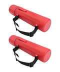 Get Your Welding Rod Storage Totally Organized With These 2 Pack Heavy Duty Airtight Abs Tubes, red ABS canisters with straps.