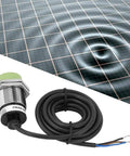 Inductive Proximity Sensor Switch With 15mm Detection Range NPN Normally Open Output Plated Brass Body Workhorse Built To Last