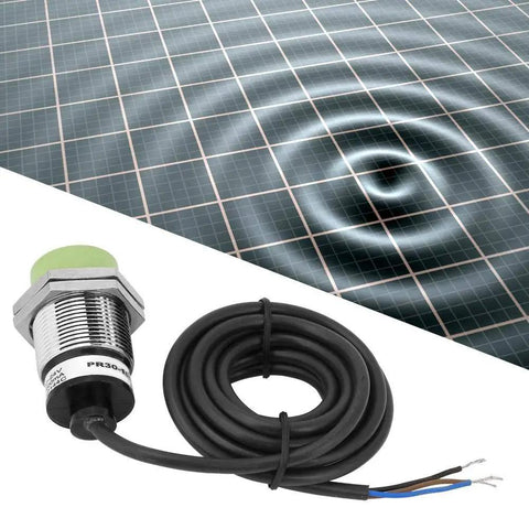 Inductive Proximity Sensor Switch With 15mm Detection Range NPN Normally Open Output Plated Brass Body Workhorse Built To Last