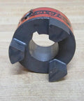 Flexible Jaw Type Coupling Hub For 1 Inch Bore 2.11 Inch Outer Diameter 2.5 Inch Length One Quarter By One Eighth Inch Keyway Sintered Iron Ready For Motor To Gear Linkup