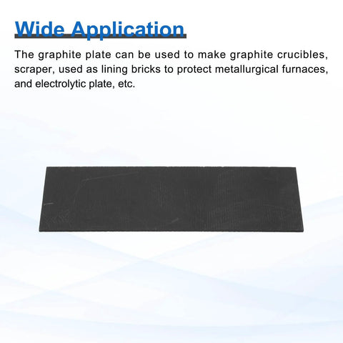 Rectangle Graphite Block And Disk Ingot High Purity Graphite Electrode Plate Sheet 100 By 40 By 1 Millimeter For Melting Casting And Electrolysis
