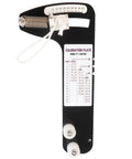 Hands Free Sailboat Rigging Tension Gauge For Standing Rigging And Forestays Reads 2000 Lbs While You Pull Works With Three Sixteenths Seven Thirty Seconds And One Quarter Inch Cable Diameters Portable Force Gauge For Solo Tuning. black sailboat rigging tension gauge with calibration chart and spring