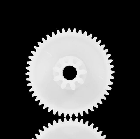White gear component from 550 Gear Box Kit For Kids Ride On Cars All In One Large Middle And Small Gears Drive Accessories Set