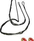 Durable Dacron Bow String Replacement For Archery Recurve And Traditional Longbows, 12 14 16 Strand Options, 44 To 70 Inch Length, Includes 2 Brass Nocks, B-55 Style For Smooth Draws And Consistent Shots shown with 2 brass nocks.