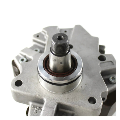 Hella Reliable High Pressure Fuel Pump Built Tough For Better Gas Mileage And Smooth Engine Performance Compatible With Iveco Eurocargo Tector Vertis Direct Replacement Parts 0445020175 0986437341 close-up of metal housing and shaft
