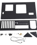 Heavy Duty Open Pc Rack Enclosure Stand With Clean Cable Routing Supports Atx Micro Atx Itx Boards Reinforced Steel parts and accessories.