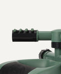 Close-up of Whirling Rotating Lawn Sprinkler With Adjustable Arms For 1500 Sq Ft Coverage showing multi-angle nozzles.