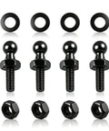 4 Piece 10mm Ball Stud Kit For Gas Struts With M6 Thread Includes Spacers And Nuts Built Tough For Lift Support