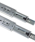 Heavy Duty Full Extension Drawer Slides Side Mount 12 to 40 Inch Adjustable Glides With Detachable Quick Release Latches