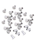 100 Piece 9 Mm Tire Stud Screws And Tough Tungsten Steel Snow Tire Spikes on a white background for winter traction.