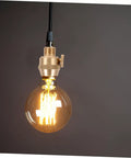 Solid Brass Cord Grip For Edison Style Pendant Lights with threaded cable locker