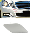 Mercedes Benz E Class W212 Tow Hook Cover Right Passenger Side Front Bumper Cover White Replacement for OE A2128850126