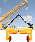 Heavy Duty Granite Slab Lifting Clamp With Wide Jaw Stone Carrier designed for crane use; adjustable 66 to 125 cm opening.
