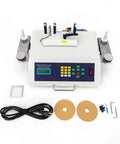 SMT SMD Component Counter 110V 25W Auto Counting Machine With LCD Display And Leak Detection, parts and accessories visible